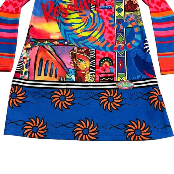 Rosalita Senoritas 8Y Colorful Tiger Dress - Picture 3 of 7